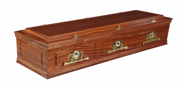 Solid Mahogany Casket