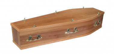 Veneered Elm Coffin