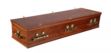Veneered Mahogany Casket